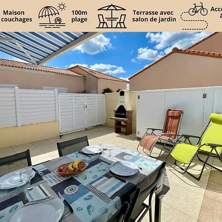 Maisonnette Lumineuse, 200m Plage, Parking Privatif - Fr-1-231-328 *